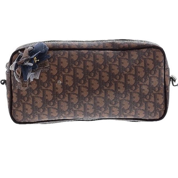 CHRISTIAN DIOR Paris Canvas Trotter Romantique Pouch - Picture 1 of 14